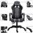 Silla de gaming de cuero sintético gris_1