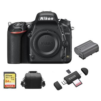 Nikon D750 - Cámara réflex digital de 24.3 Mp (pantalla 3.2