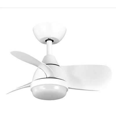 Ventilador De Techo Fabrilamp Led Pirdo Regulable Con Control Remoto 24w 3cct 2400lm Ip20 Ø60cm Blanco