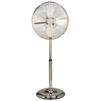 Ventilador Maurer De Pie 125 Cm. De Alto Cromo