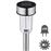 24 lámparas solares LED para jardín, Plata_2
