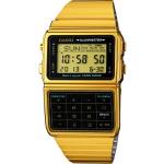 Casio DBC-611GE-1EF - Reloj digital de cuarzo para hombre con correa de acero inoxidable, color dorado