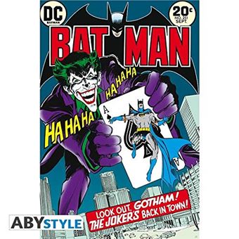 Póster DC Cómics ""joker's back in town"" (91.5x61)
