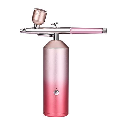 Instrumento De Inyección De Oxígeno De Mano Dam Spray De Alta Presión Portátil Oxígeno De Agua Ajustable Rosa