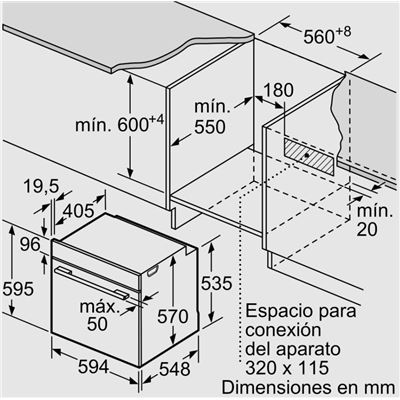 3HB5848B0 Horno BALAY de Cristal Blanco al mejor Precio de Canarias