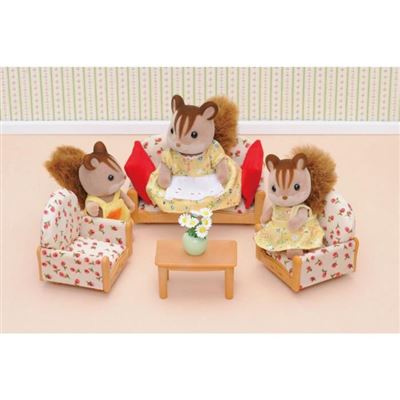 Sylvanian Families 4464 Sofá + 2 Sillones + Mesa