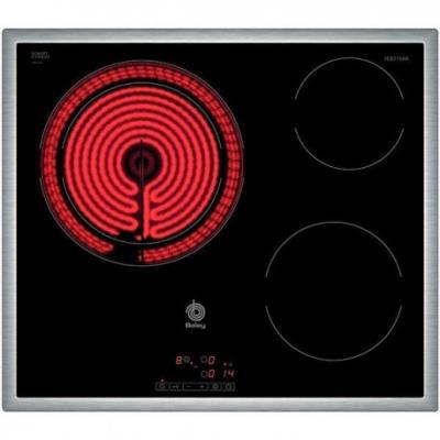Placa Vitrocerámica Balay 3eb715xr 3 Zonas 60cm 5700w Negro