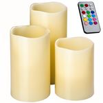Vela LED con cambio de color, Blanco