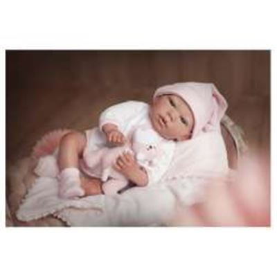 Reborn Arias 40 Cm Gala C/ Manta Y Peluc