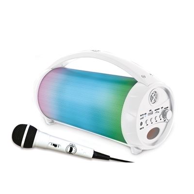 Altavoz Bluetooth Iparty® Portátil Y Luminoso, Micro Con Cable Extraíble Lexibook