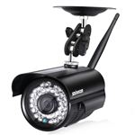 Cámara Web de Seguridad CCTV WiFi Szsinocam 720P Inalámbrica Impermeable 1.0 Megapixel, Negro
