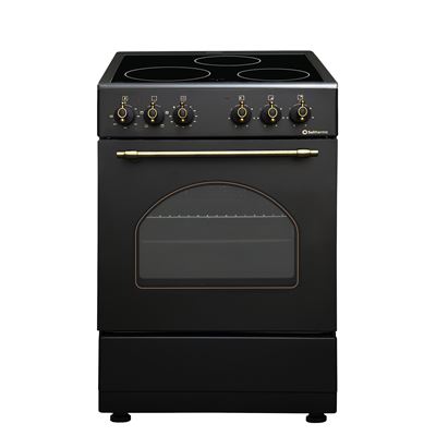 Cocina Vitrocerámica Solthermic Vtc50negra 3 Fuegos 50x50cm Negra