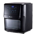 Freidora sin Aceite y Horno Eléctrico MasterPro Oven AirFryer 12 L 1800W 8 Funciones con Pantalla Táctil Negro