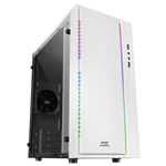 Caja PC Mars Gaming MCM Blanca, MicroATX Ventana Lateral Ventilador 8cm ARGB