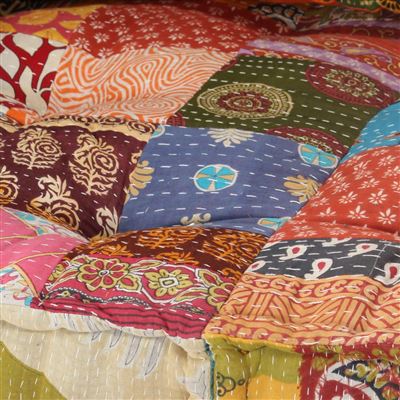 Cojín para sofá de palés vidaXL tela multicolor patchwork, Cojines, Los  mejores precios | Fnac