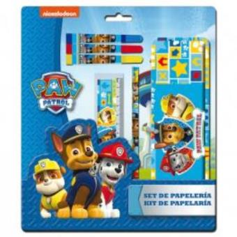 Set Papeleria Patrulla Canina paw Patrol Estuche Metalico 6pz - 1