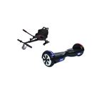 Hoverboard Scooter Electrico 6.5" HQWheel, Negro+ Bluetooth + Kart Negro