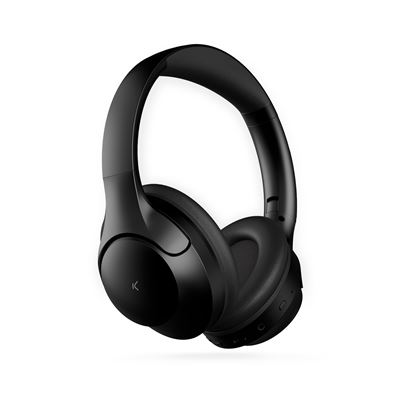 Auriculares Inalámbricos Ksix Odissey, Anc + Enc, Micrófono, 30h, Llamadas, Cable Jack 3,5 Mm, Estuche, Negro