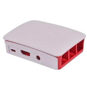 Caja Oficial Para Raspberry pi 3 - Color Rojo/blanco - 1
