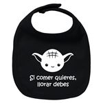 Babero negro Clickink, Modelo parodia Yoda Star Wars, Negro