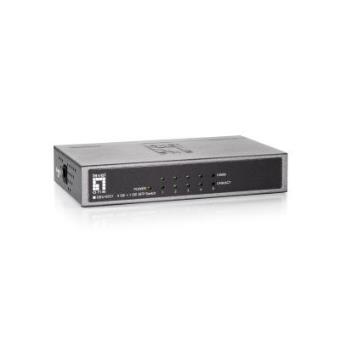 Level One GEU-0521 4GE + 1 GE SFP Switch - 1