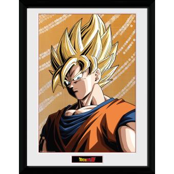 Fotografía enmarcada Dragon Ball Z Goku 30x40 cm