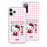 Funda Oficial Hello Kitty para Samsung Galaxy S21 Ultra - Carcasa de Silicona La Casa de las Carcasas - Diseño Apple