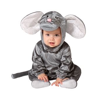 Disfraz RATON unisex bebé gris 24 meses - 1
