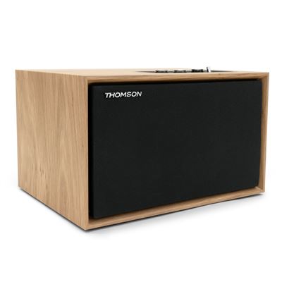 Altavoz De Estanteria Bluetooth 50w Efecto Madera Thomson W302