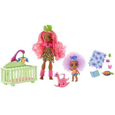 Enchantimals Mattel Club pack de 2 3 años ‎6.99 x 25.4 cm conjunto juego wild about babysitting muñecas fernessa y gnl92 furrahcave caja historia las 20cm