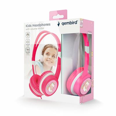 Auriculares De Diadema Gembird Mhp-jr-pk Circumaurales Rosa