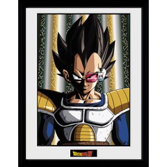 Fotografía enmarcada Dragon Ball Z Vegeta 30x40 cm