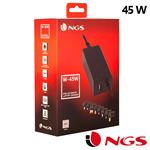 Cargador para ordenador portátil automático y universal de 45w, Ngs