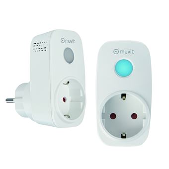 Pack 2 enchufes inteligentes Wifi muvit iO