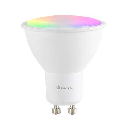Ngs Gleam Bombilla Led Wi-fi Inteligente Colores Regulables-5w-gu10-460lm-control Con App Gratuita “ngs Orb”