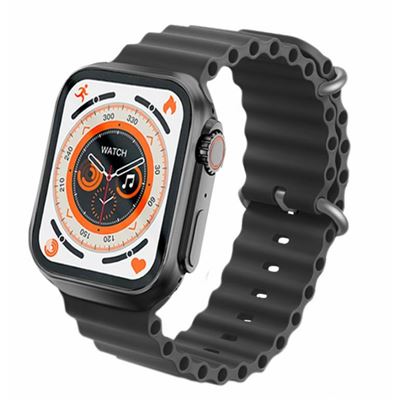 Smartwatch Smartek Sw-kd99-b Ultra 49mm Bluetooth, Llamadas, Carga Inalámbrica Negro