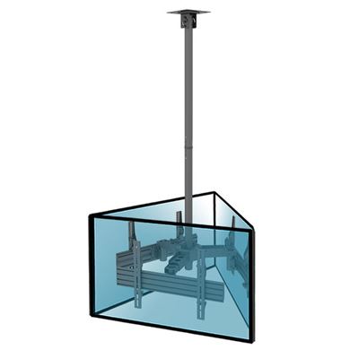 Soporte De Techo Kimex 014-6003 Para 3 Pantallas 32""-65