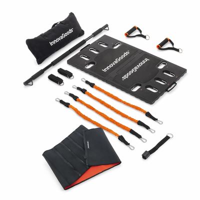 Pack Sistema De Entrenamiento Integral Portátil Con Guía De Ejercicios Y Faja Deportiva Adelgazante Con Efecto Sauna Innovagoods Talla Única