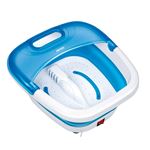 Masajeador de Pies, Masaje, Burbujas,Vibración, Control Temperatura, Infrarrojo,Plegable, Silicona MPM MMS-04 90W Blanco/azul