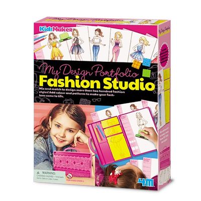 Kidz Maker Estudio De Moda 4m Kit De Ocio Creativo Edad 5 Años