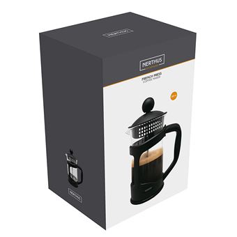 Cafetera Francesa Con Embolo 600ml Negra Ideal Infusion Café