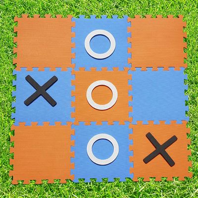 Juego para Niños 3 en Raya Gigante Jardín Puzzle de Suelo 93x93cm, Juegos de estrategia, Los mejores precios | Fnac