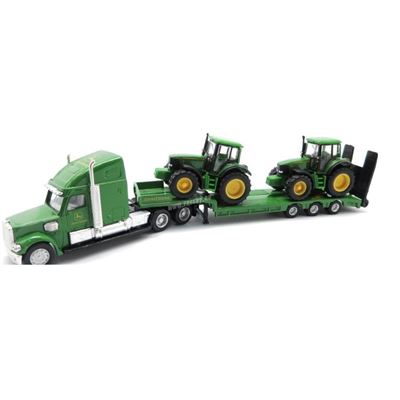 Siku 1837 - Cargador De Baja Con Los Tractores John Deere Camión Y Maquinaria
