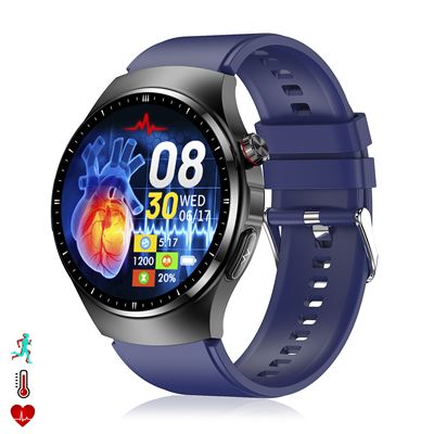 Smartwatch Dam Tk25 Ecg Azul Oscuro