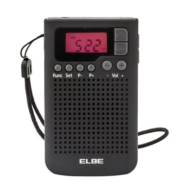 Radio Bolsillo Elbe Rf-93 Negro