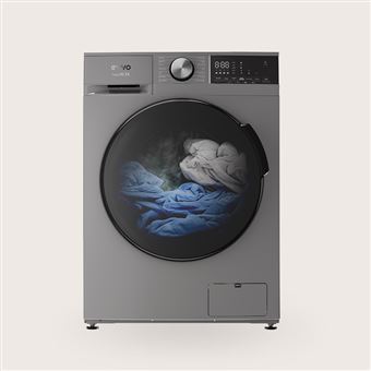 Lavadora-secadora de carga frontal EVVO Nova 10/7 7kg 1450 RPM Inox D - 1