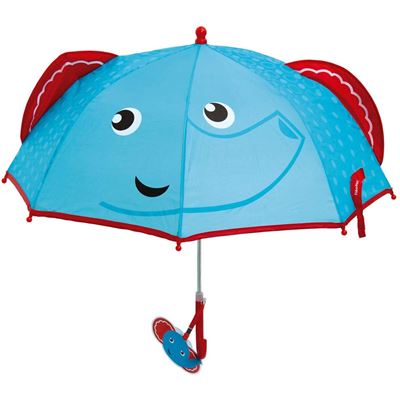 Paraguas de poliéster de Mattel Fisher Price en 3D, modelo elefante