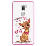 Hapdey Funda Rosa para Xiaomi Mi5s Plus - Mi 5s Plus, Diseño Perrito chihuahua lindo - My little lovely dog