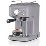 Cafetera Express Retro SWAN SK22150GRN 15 Bares Depósito Leche 0 5L Vaporizador 1 7L Vintage Gris