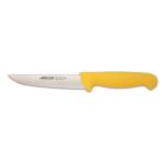 Arcos Serie 2900 cuchillo cocina hoja de acero inoxidable nitrum 130 mm mango inyectado en polipropileno color amarillo colour prof 290400